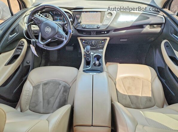 LRBFXASAXHD097289 2017 BUICK ENVISION Silver Առջևի վահանակի տեսք