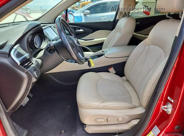 LRBFXASAXHD201635 2017 BUICK ENVISION Red Вид салону спереду