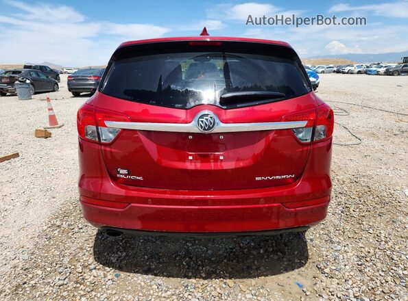 LRBFXASAXHD201635 2017 BUICK ENVISION Red Вид ззаду