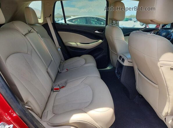 LRBFXASAXHD201635 2017 BUICK ENVISION Red Вид задніх сидінь