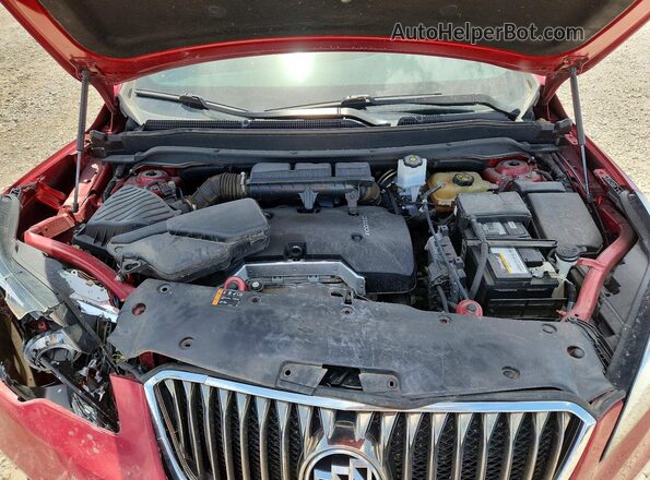 LRBFXASAXHD201635 2017 BUICK ENVISION Red Вид задньої частини салону