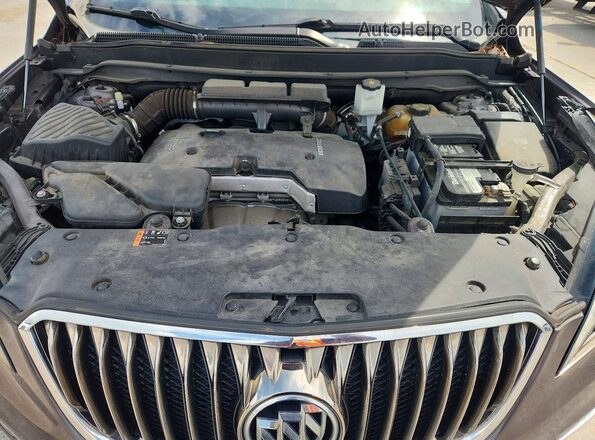 LRBFXBSA0HD109763 2017 BUICK ENVISION Purple Вид підкапотного простору