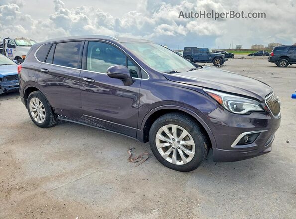LRBFXBSA0HD109763 2017 BUICK ENVISION Purple Передня права чверть