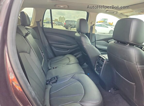 LRBFXBSA0HD109763 2017 BUICK ENVISION Purple Вид задньої частини салону