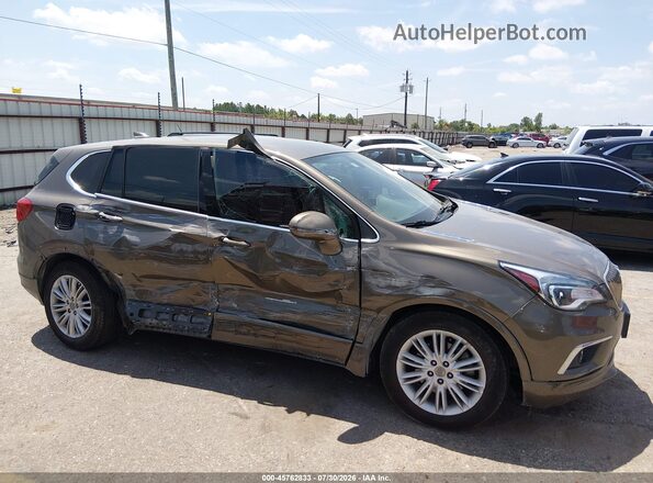 LRBFXBSA0JD007093 2018 BUICK ENVISION Коричневый Вид спереди
