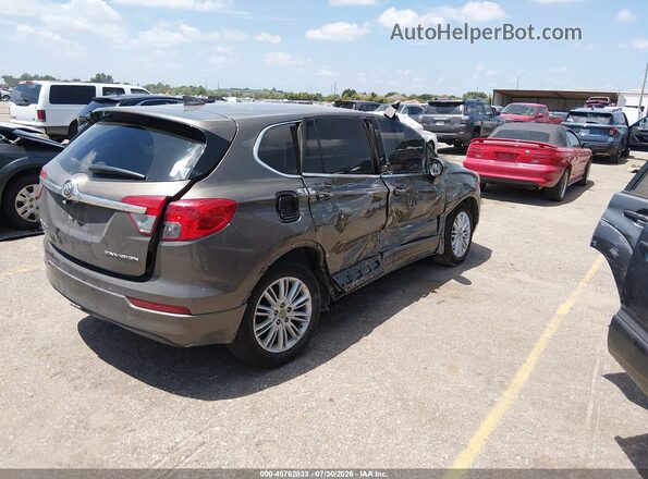 LRBFXBSA0JD007093 2018 BUICK ENVISION Коричневый Задняя правая четверть