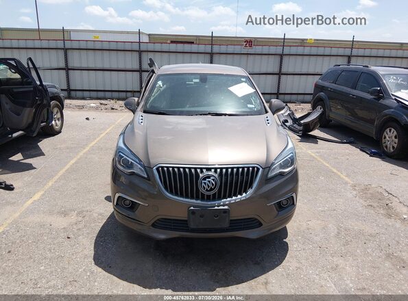 LRBFXBSA0JD007093 2018 BUICK ENVISION Коричневый Вид щитка приборов