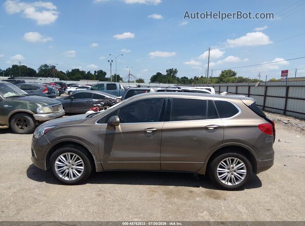 LRBFXBSA0JD007093 2018 BUICK ENVISION Коричневый Панорамный вид салона 360°
