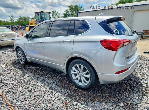 LRBFXBSA0KD026681 2019 BUICK ENVISION Silver Задня ліва чверть