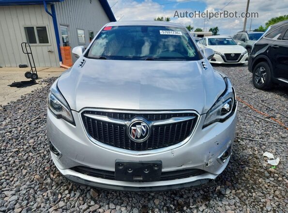 LRBFXBSA0KD026681 2019 BUICK ENVISION Silver Вид спереду