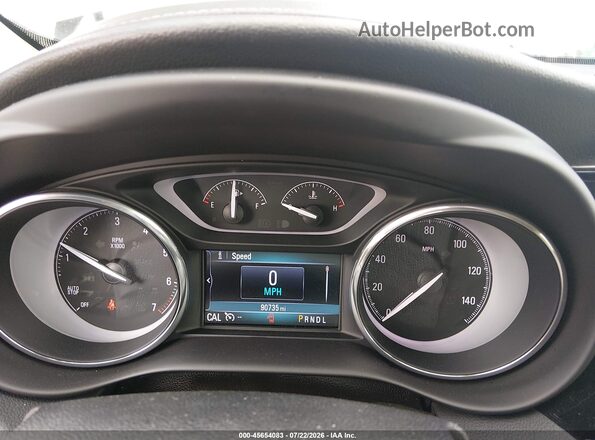 LRBFXBSA0LD155652 2020 BUICK ENVISION Gray Widok tylnych siedzeń
