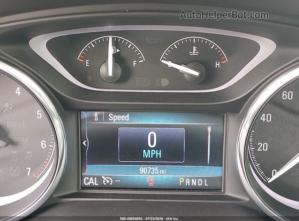 LRBFXBSA0LD155652 2020 BUICK ENVISION Gray 