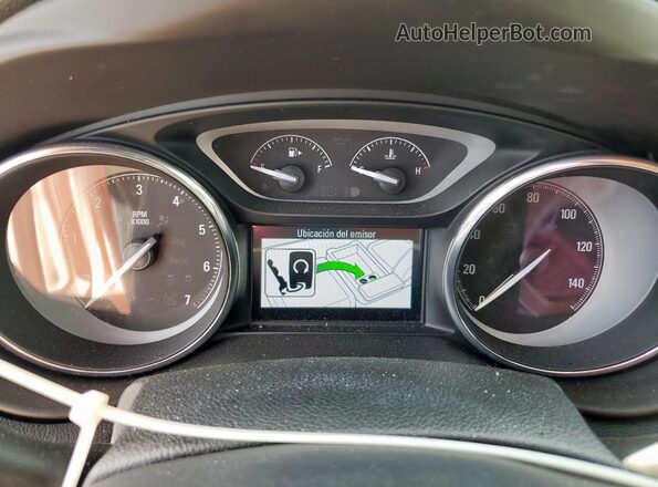 LRBFXBSA0LD166652 2020 BUICK ENVISION Black Вид щитка приладів