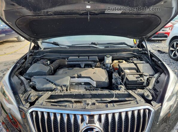 LRBFXBSA1HD014838 2017 BUICK ENVISION Black Շարժիչի բաժամունքի տեսք