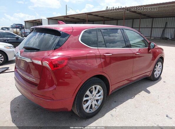 LRBFXBSA1KD072391 2019 BUICK ENVISION Red Rear right