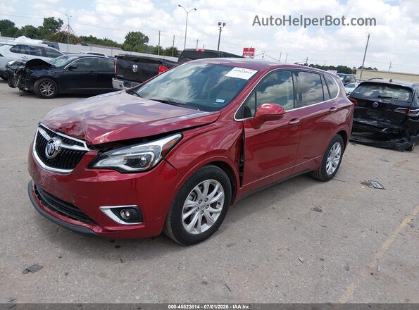 LRBFXBSA1KD072391 2019 BUICK ENVISION Red Front left