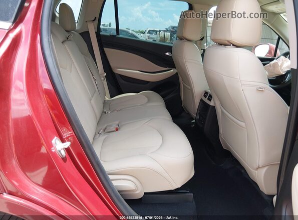 LRBFXBSA1KD072391 2019 BUICK ENVISION Red VIN sticker view