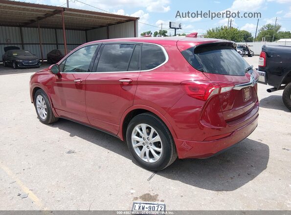 LRBFXBSA1KD072391 2019 BUICK ENVISION Red Rear left