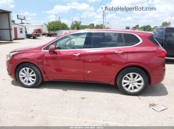 LRBFXBSA1KD072391 2019 BUICK ENVISION Red 360 interior view
