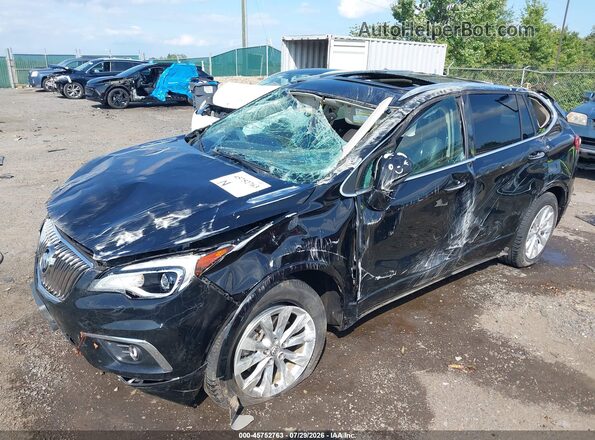 LRBFXBSA2HD062185 2017 BUICK ENVISION Black Front view