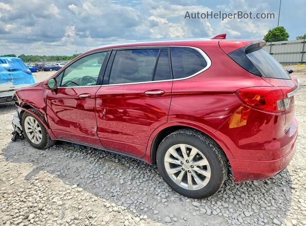 LRBFXBSA2HD114124 2017 BUICK ENVISION Maroon Задня ліва чверть
