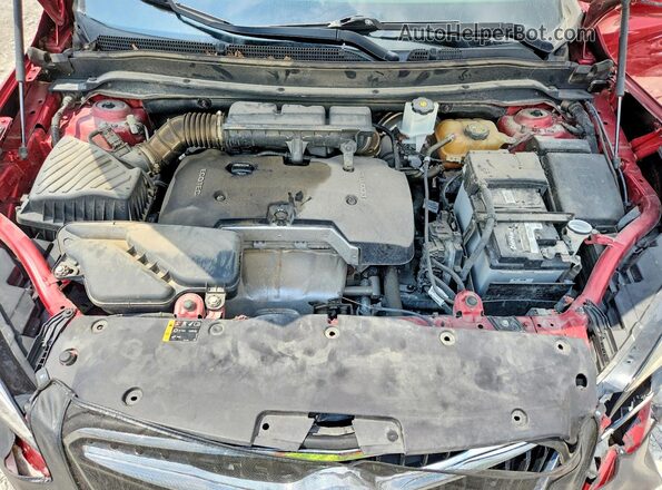 LRBFXBSA2HD114124 2017 BUICK ENVISION Maroon Вид задньої частини салону