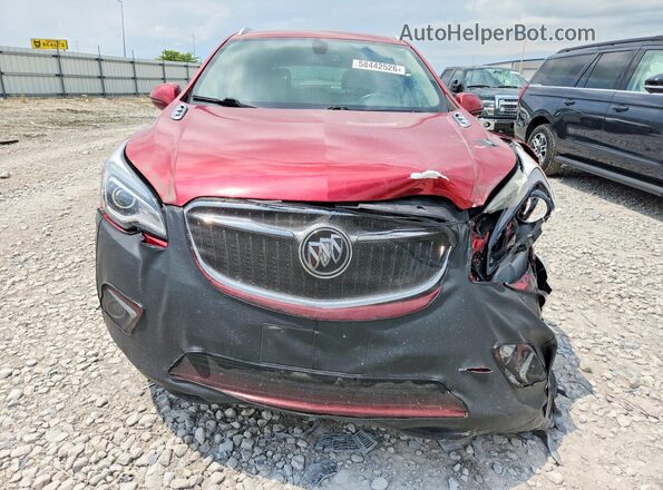 LRBFXBSA2HD114124 2017 BUICK ENVISION Maroon Вид спереду