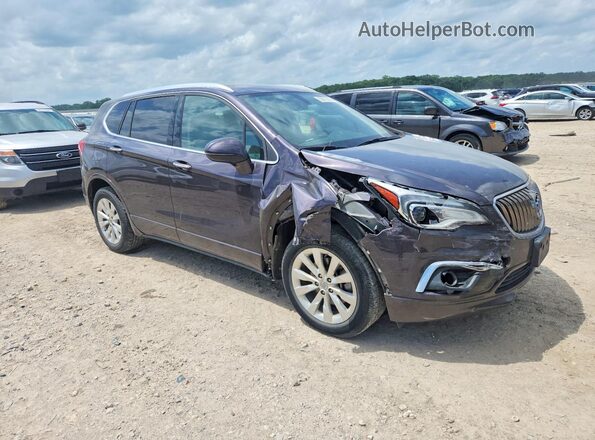 LRBFXBSA2HD223957 2017 BUICK ENVISION Purple Передня права чверть