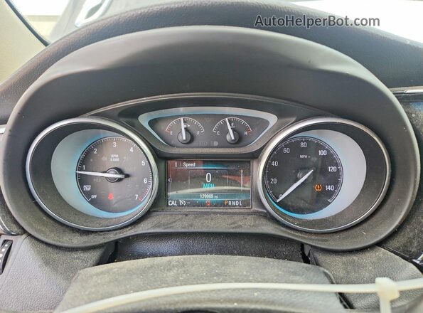 LRBFXBSA2HD223957 2017 BUICK ENVISION Purple Вид щитка приладів
