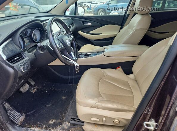 LRBFXBSA2HD223957 2017 BUICK ENVISION Purple Вид салону спереду