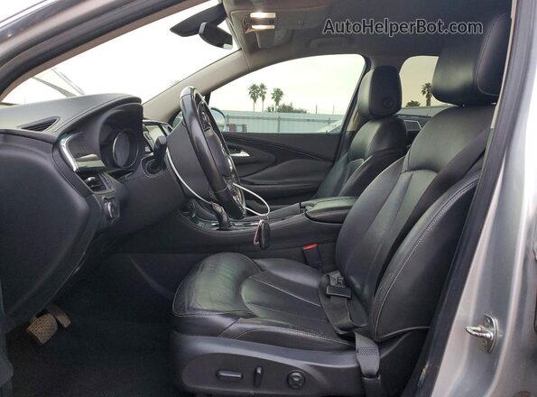 LRBFXBSA3HD004358 2017 BUICK ENVISION Silver წინა სალონის ხედი