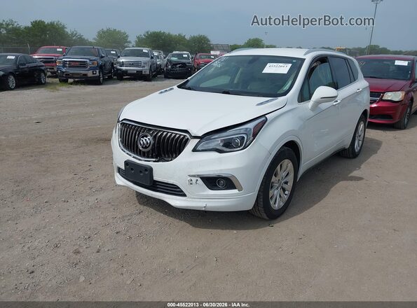 LRBFXBSA3HD129781 2017 BUICK ENVISION White Передня ліва чверть