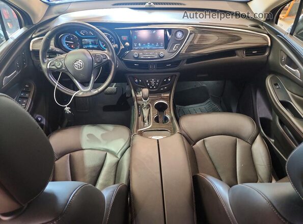 LRBFXBSA4HD088349 2017 BUICK ENVISION Black Widok deski rozdzielczej