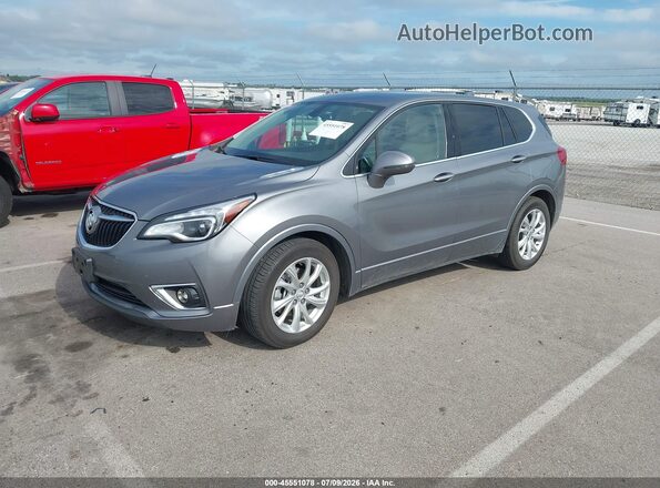 LRBFXBSA4LD127966 2020 BUICK ENVISION Gray Front left
