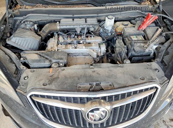 LRBFXBSA4LD182756 2020 BUICK ENVISION Black Vista del compartimento del motor