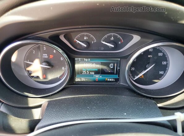 LRBFXBSA5LD084495 2020 BUICK ENVISION Black Սարքավորումների վահանակի տեսք