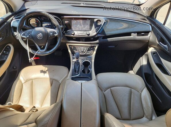 LRBFXBSA6HD039170 2017 BUICK ENVISION White წინა პანელის ხედი