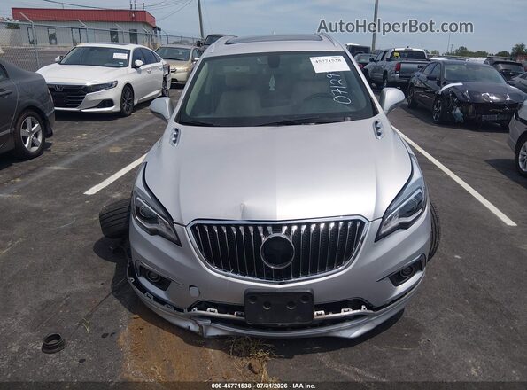 LRBFXBSA6HD071293 2017 BUICK ENVISION Silver Սարքավորումների վահանակի տեսք