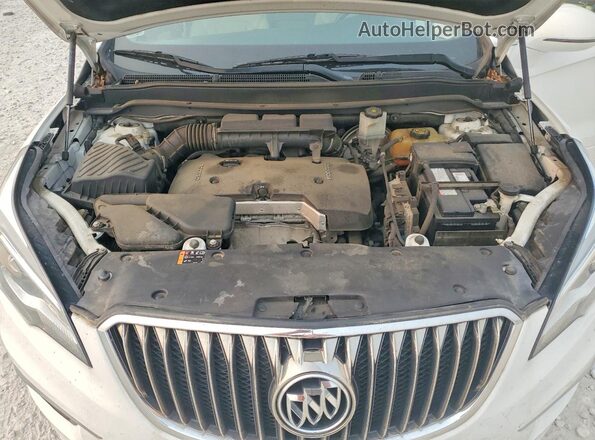 LRBFXBSA6HD111839 2017 BUICK ENVISION White Vista del compartimento del motor