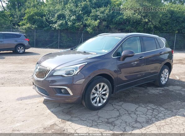 LRBFXBSA6HD126616 2017 BUICK ENVISION Gray Vista tres cuartos delantera izquierda