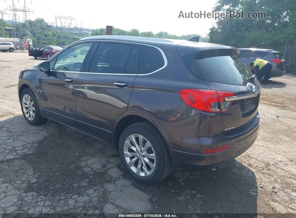 LRBFXBSA6HD126616 2017 BUICK ENVISION Gray Trasero izquierdo