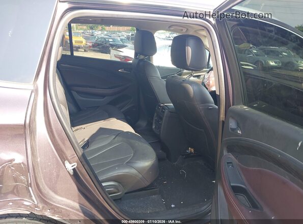 LRBFXBSA6HD126616 2017 BUICK ENVISION Gray Vista de la etiqueta del VIN