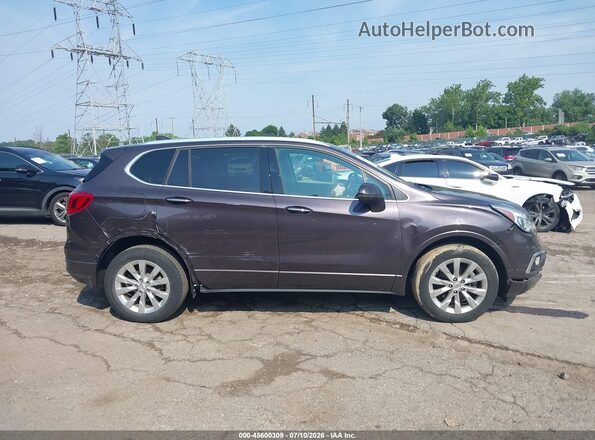 LRBFXBSA6HD126616 2017 BUICK ENVISION Gray Vista interior trasera