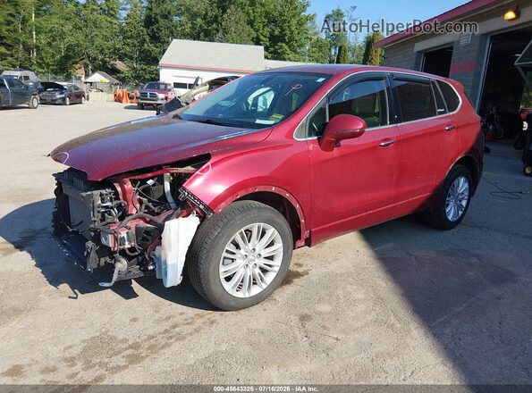 LRBFXBSA6JD055052 2018 BUICK ENVISION Красный Передняя левая четверть