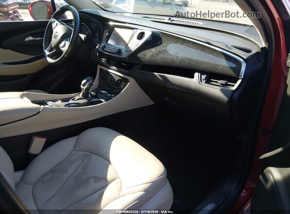 LRBFXBSA6JD055052 2018 BUICK ENVISION Красный Вид салона спереди