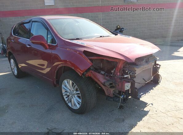 LRBFXBSA6JD055052 2018 BUICK ENVISION Красный Вид спереди