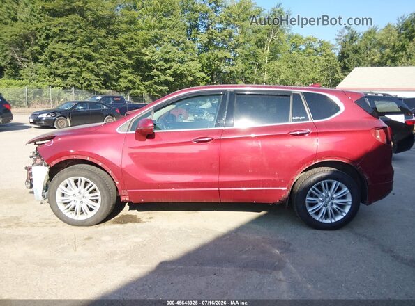 LRBFXBSA6JD055052 2018 BUICK ENVISION Красный Панорамный вид салона 360°