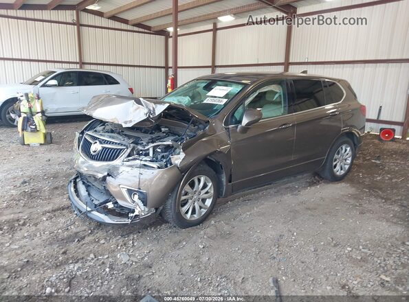 LRBFXBSA6KD004409 2019 BUICK ENVISION Beige წინა მარცხენა ხედი სამი მეოთხედიდან