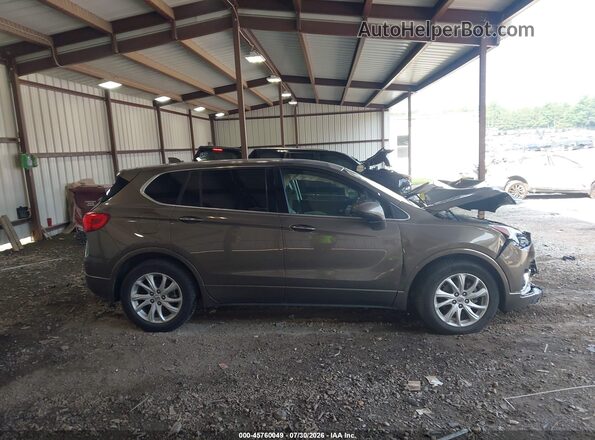 LRBFXBSA6KD004409 2019 BUICK ENVISION Beige უკანა სალონის ხედი