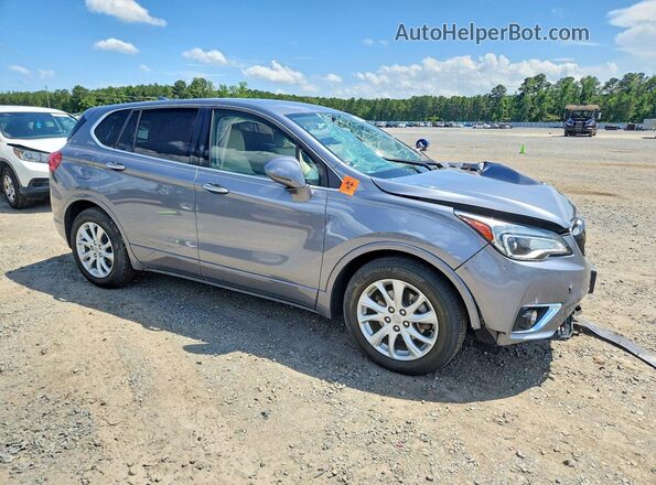 LRBFXBSA6KD008637 2019 BUICK ENVISION Silver Przód prawy